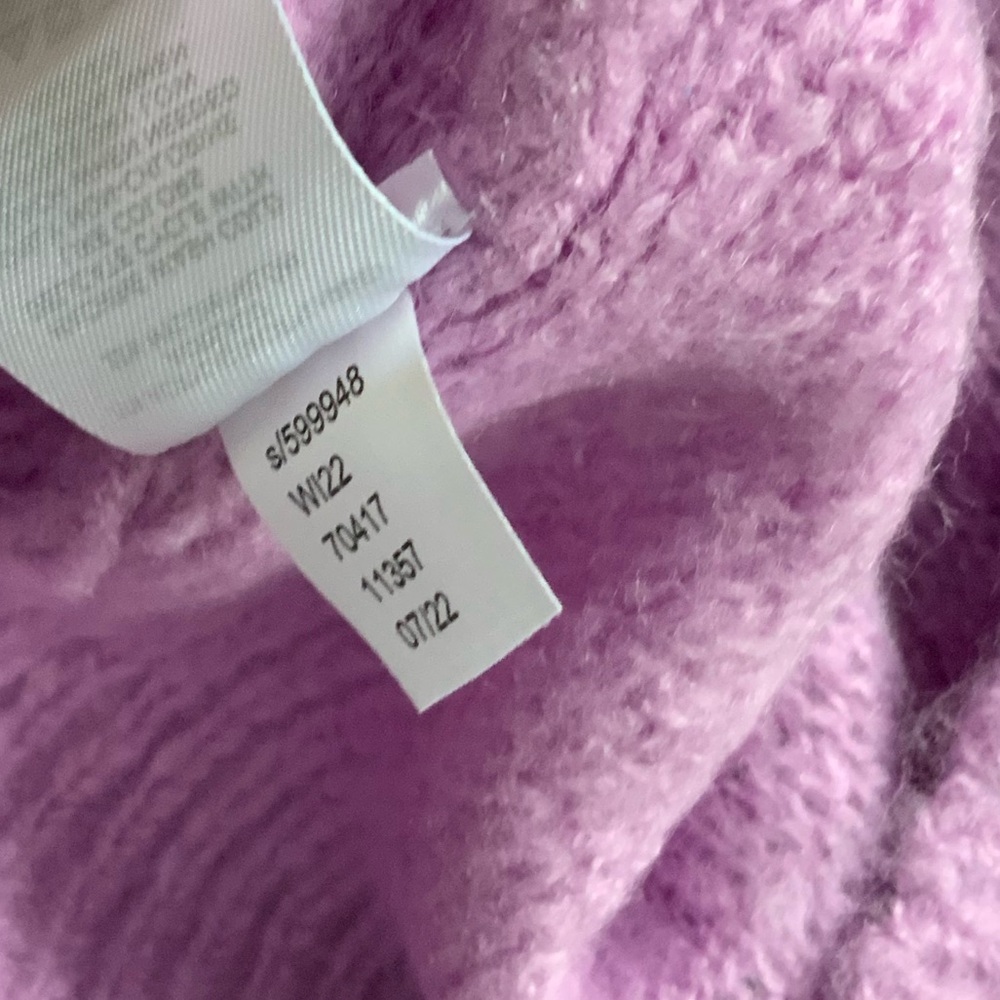 LOFT Lavender Knit Sweater - Picture 12 of 16